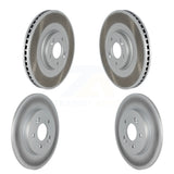 Front Rear Coated Disc Brake Rotors Kit For Kia Telluride Hyundai Palisade KG-101572