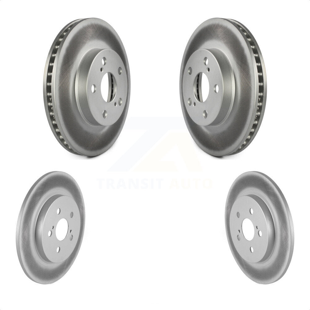 Front Rear Coated Disc Brake Rotors Kit For Lexus CT200h KG-101120
