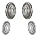 Front Rear Coated Disc Brake Rotors Kit For Lexus CT200h KG-101120