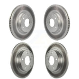 Front Rear Coated Disc Brake Rotors Kit For Mazda 3 CX-3 Sport KG-101180