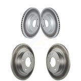 Front Rear Coated Disc Brake Rotors Kit For Mazda 3 CX-30 KG-101592