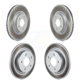 Front Rear Coated Disc Brake Rotors Kit For Mazda 3 KG-101058