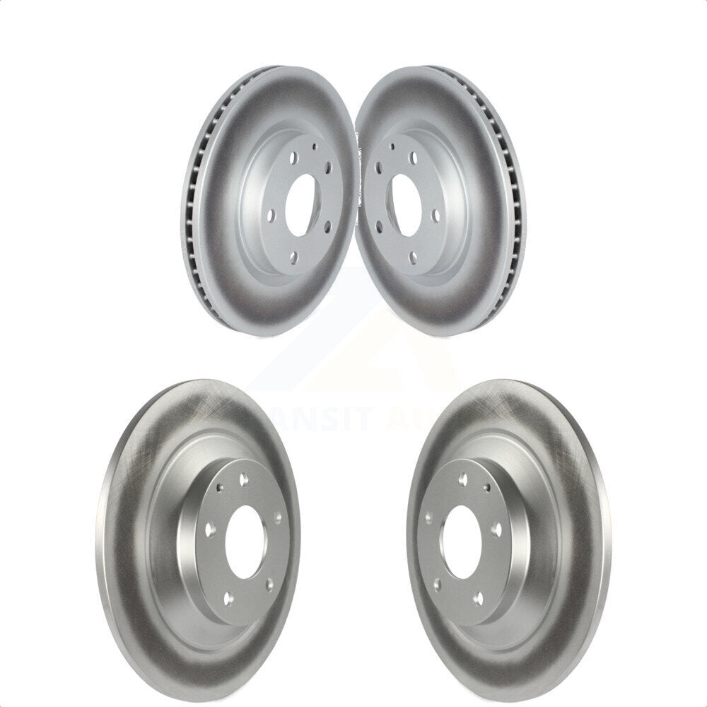 Front Rear Coated Disc Brake Rotors Kit For Mazda CX-30 KG-101756