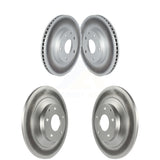 Front Rear Coated Disc Brake Rotors Kit For Mazda CX-30 KG-101756
