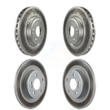 Front Rear Coated Disc Brake Rotors Kit For Mercedes-Benz CLA250 B250 With Sport Package KG-101189