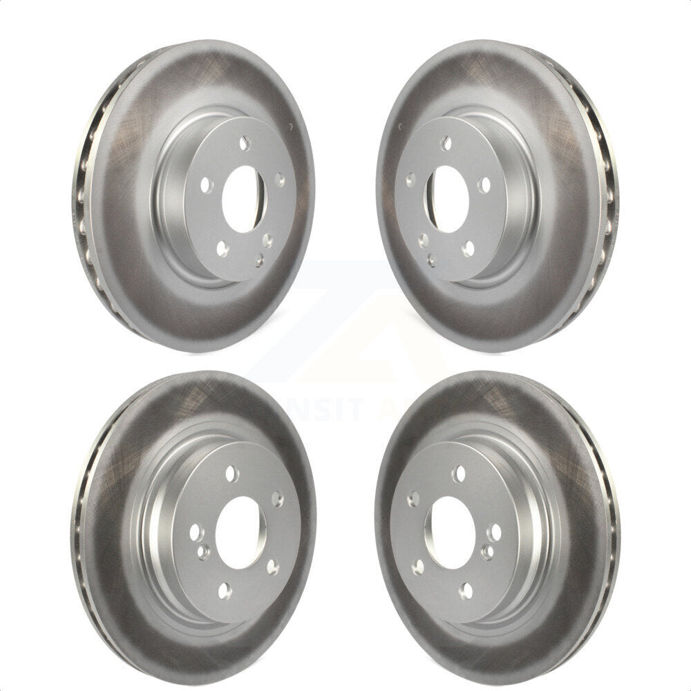 Front Rear Coated Disc Brake Rotors Kit For Mercedes-Benz E350 C300 C350 KG-101132