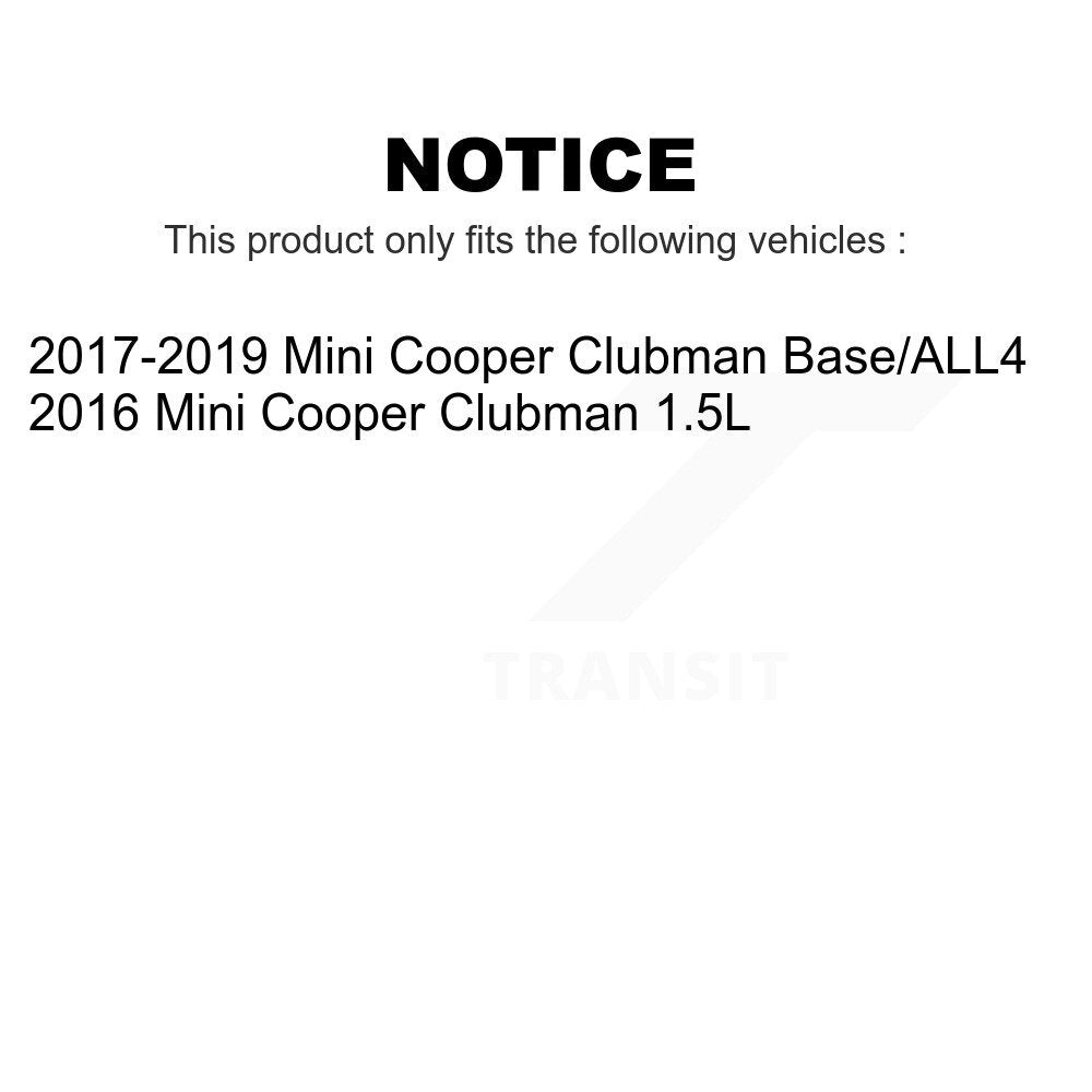 Front Rear Coated Disc Brake Rotors Kit For Mini Cooper Clubman KG-101559