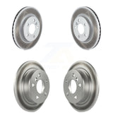 Front Rear Coated Disc Brake Rotors Kit For Mini Cooper KG-101202