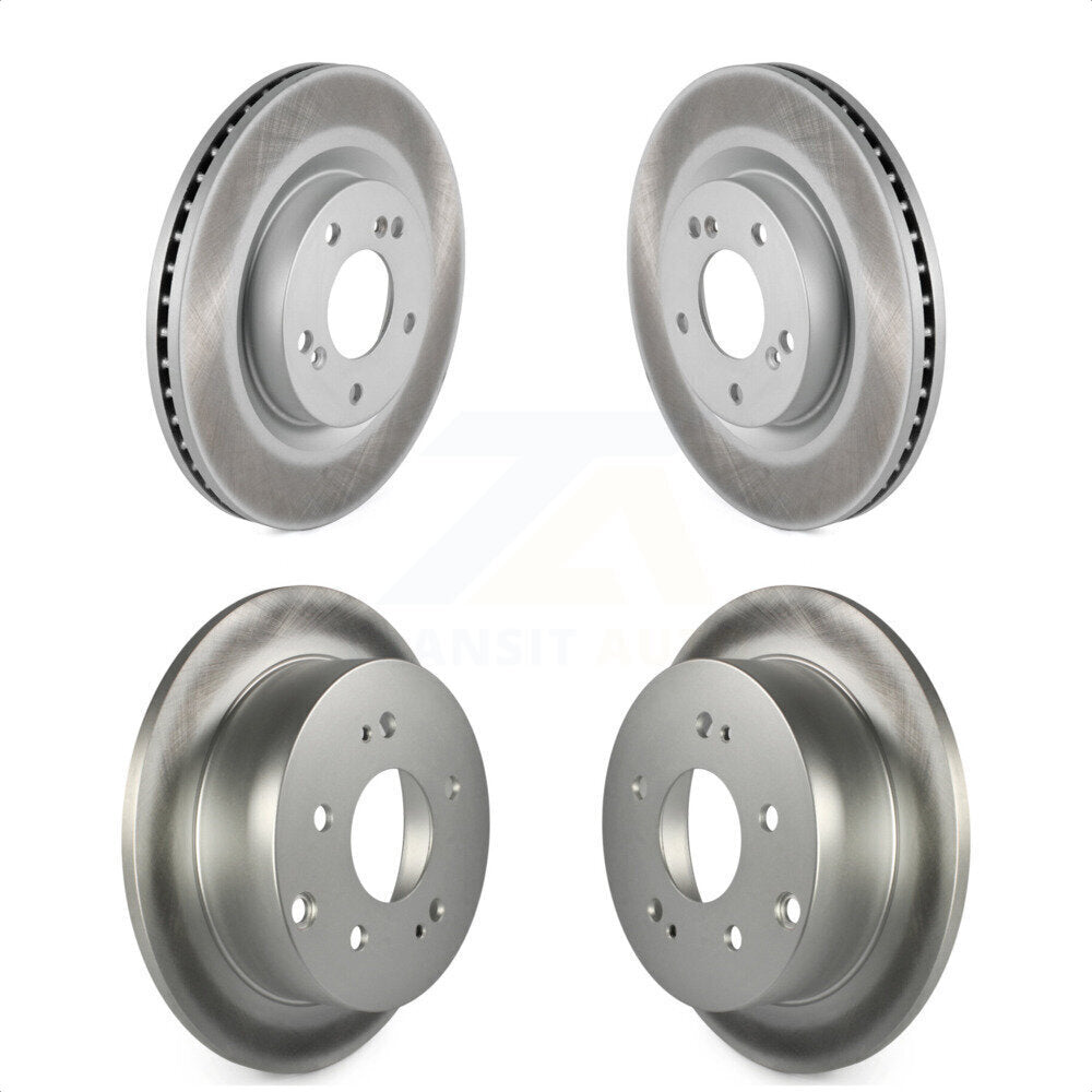 Front Rear Coated Disc Brake Rotors Kit For Mitsubishi Galant Eclipse KG-101013