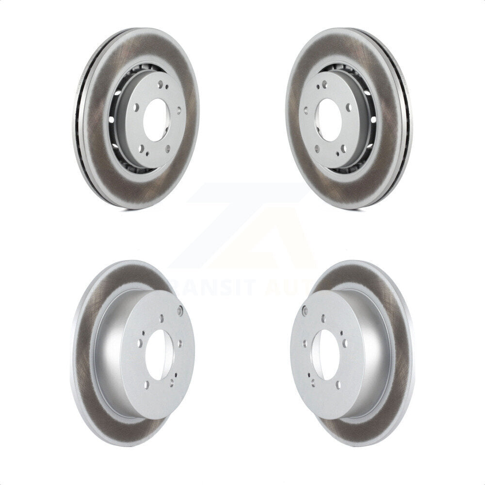 Front Rear Coated Disc Brake Rotors Kit For Mitsubishi Lancer KG-101150