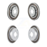 Front Rear Coated Disc Brake Rotors Kit For Mitsubishi Lancer KG-101150