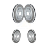 Front Rear Coated Disc Brake Rotors Kit For Mitsubishi Lancer KG-101498