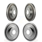 Front Rear Coated Disc Brake Rotors Kit For Mitsubishi Outlander Sport Eclipse Cross RVR KG-100843