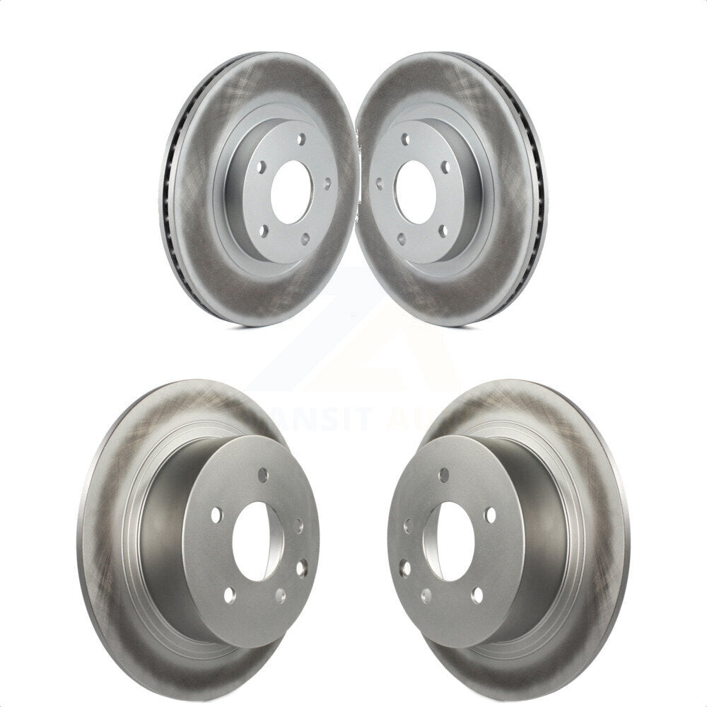 Front Rear Coated Disc Brake Rotors Kit For Nissan Altima KG-100916