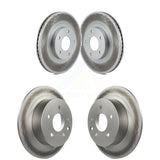 Front Rear Coated Disc Brake Rotors Kit For Nissan Altima KG-100916