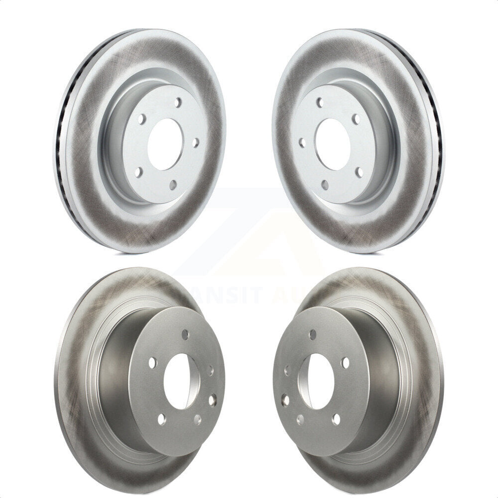 Front Rear Coated Disc Brake Rotors Kit For Nissan Altima KG-101054