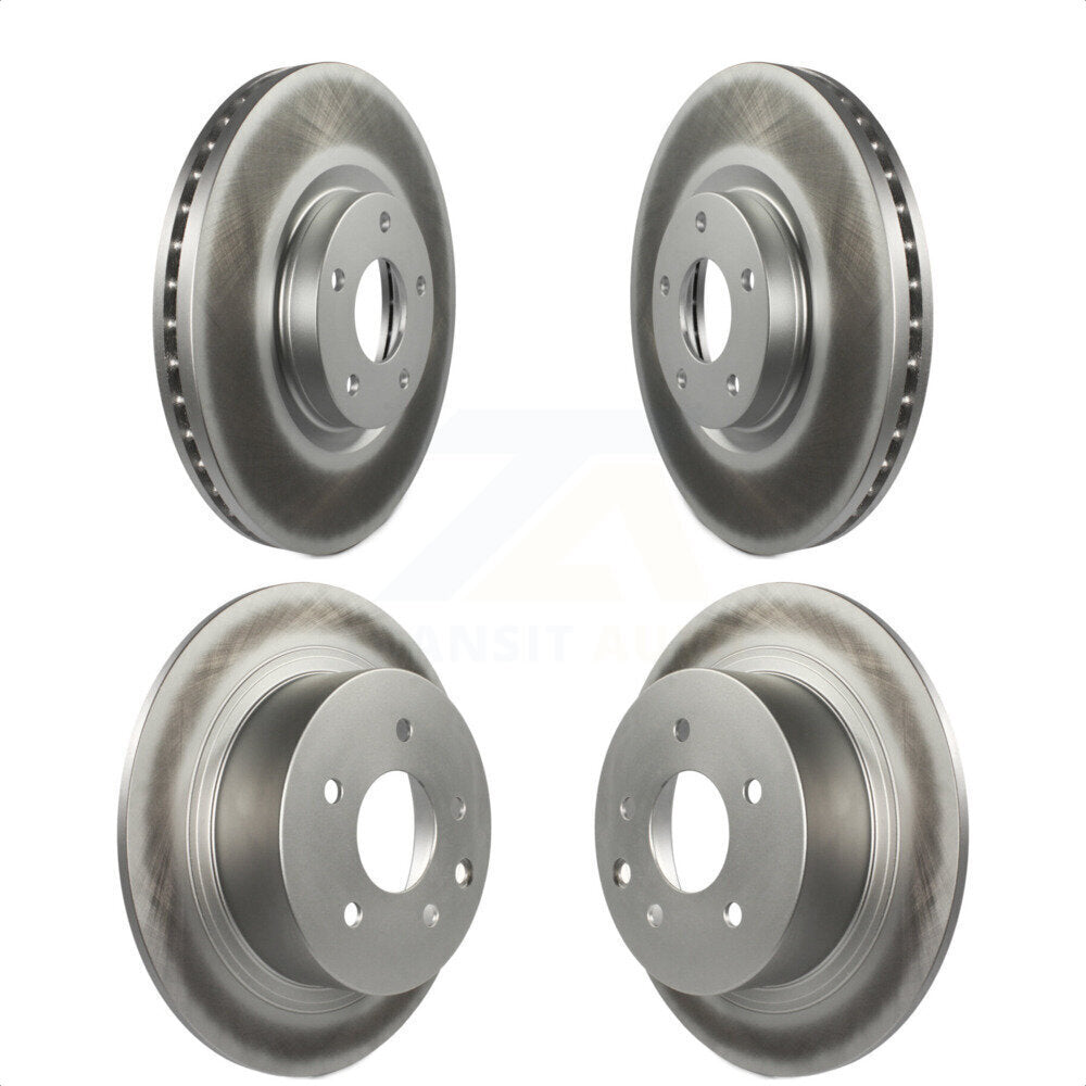 Front Rear Coated Disc Brake Rotors Kit For Nissan Altima Maxima KG-100951