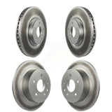 Front Rear Coated Disc Brake Rotors Kit For Nissan Altima Maxima KG-100951