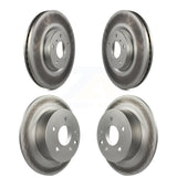 Front Rear Coated Disc Brake Rotors Kit For Nissan Altima Maxima KG-100966