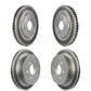 Front Rear Coated Disc Brake Rotors Kit For Nissan Frontier Xterra Suzuki Equator KG-100988