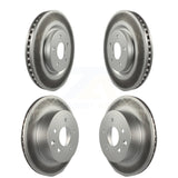 Front Rear Coated Disc Brake Rotors Kit For Nissan Rogue KG-101190