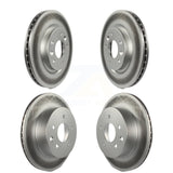 Front Rear Coated Disc Brake Rotors Kit For Nissan Rogue Sport LEAF Qashqai KG-101187