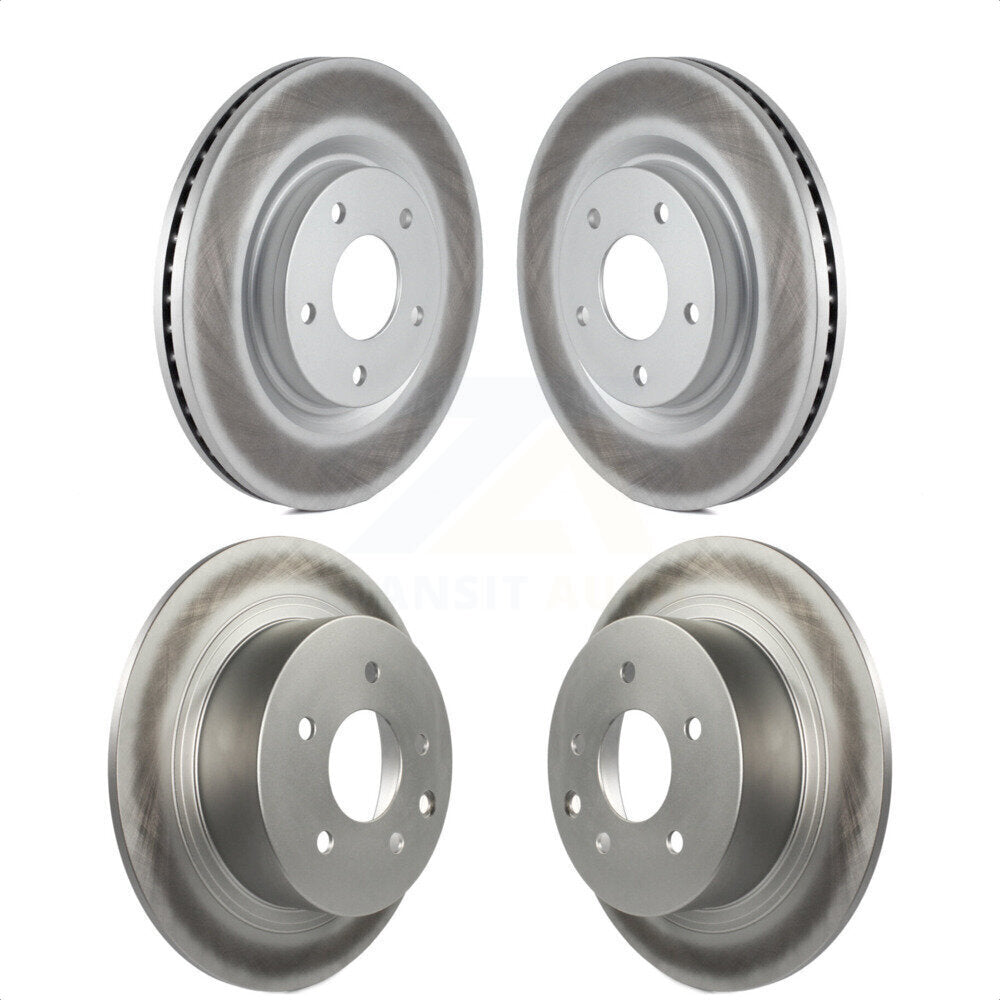 Front Rear Coated Disc Brake Rotors Kit For Nissan Sentra Juke KG-101137