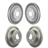 Front Rear Coated Disc Brake Rotors Kit For Nissan Sentra Juke KG-101137