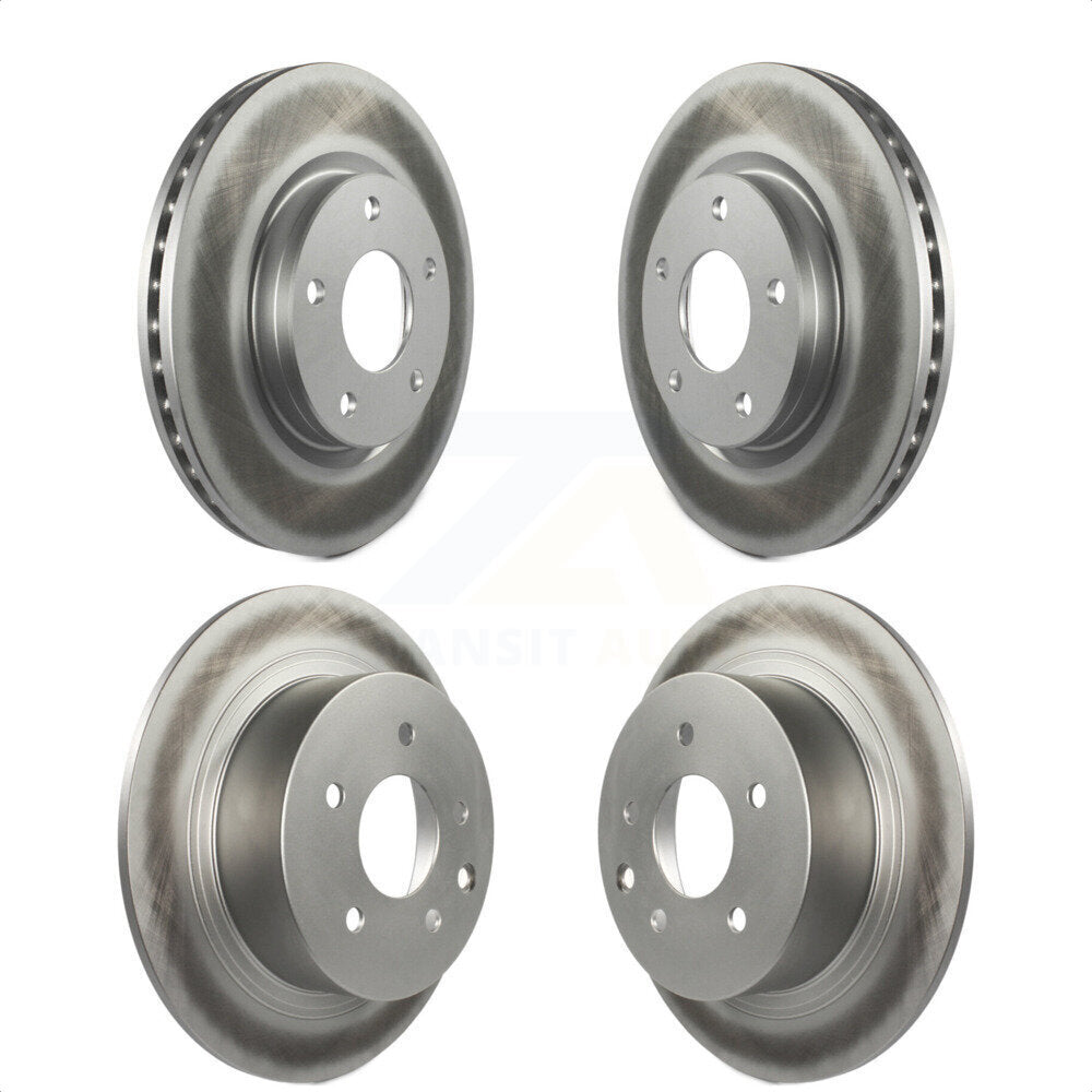 Front Rear Coated Disc Brake Rotors Kit For Nissan Sentra KG-101182