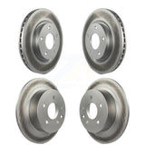 Front Rear Coated Disc Brake Rotors Kit For Nissan Sentra KG-101182