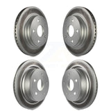 Front Rear Coated Disc Brake Rotors Kit For Ram 1500 Dodge Durango Classic Chrysler Aspen KG-100828