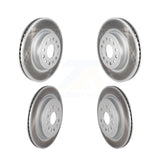Front Rear Coated Disc Brake Rotors Kit For Ram 1500 KG-101248