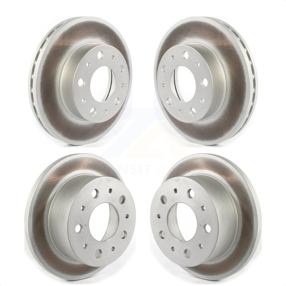 Front Rear Coated Disc Brake Rotors Kit For Ram ProMaster 1500 2500 3500 KG-101245