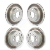 Front Rear Coated Disc Brake Rotors Kit For Ram ProMaster 1500 2500 3500 KG-101245