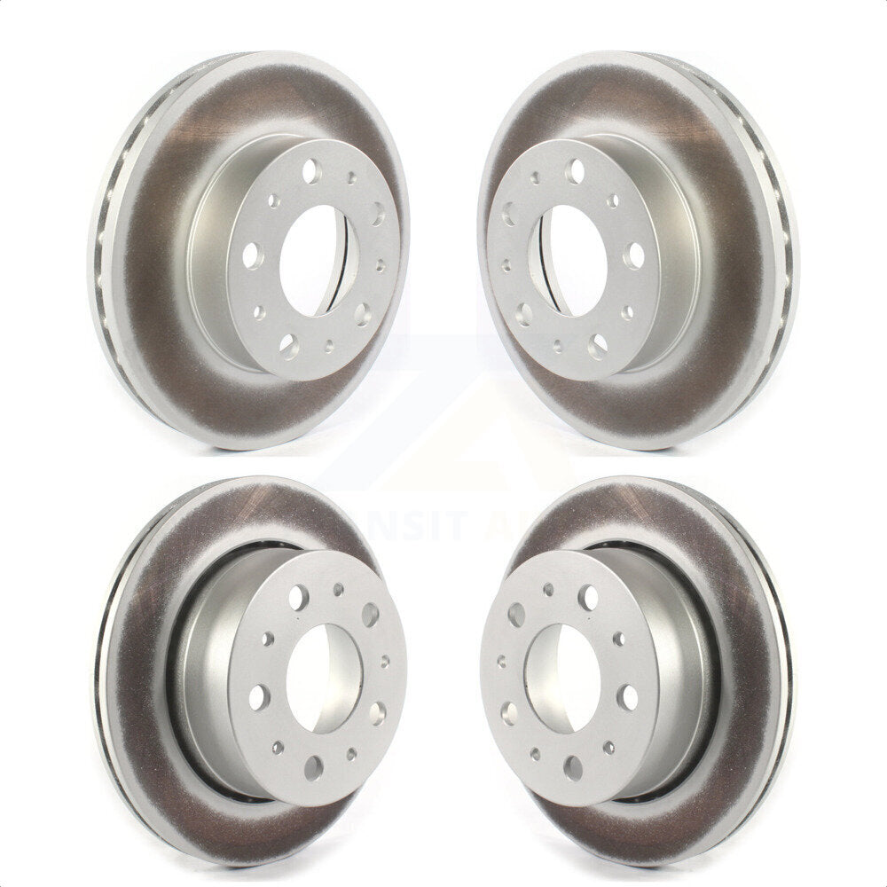 Front Rear Coated Disc Brake Rotors Kit For Ram ProMaster 1500 2500 3500 KG-101246