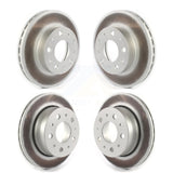 Front Rear Coated Disc Brake Rotors Kit For Ram ProMaster 1500 2500 3500 KG-101246