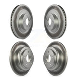 Front Rear Coated Disc Brake Rotors Kit For Subaru Forester Impreza Saab 9-2X KG-100936