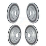 Front Rear Coated Disc Brake Rotors Kit For Subaru Forester KG-101688
