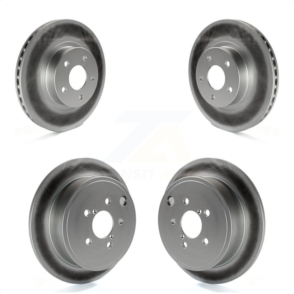 Front Rear Coated Disc Brake Rotors Kit For Subaru Impreza KG-100878