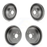 Front Rear Coated Disc Brake Rotors Kit For Subaru Impreza KG-100878