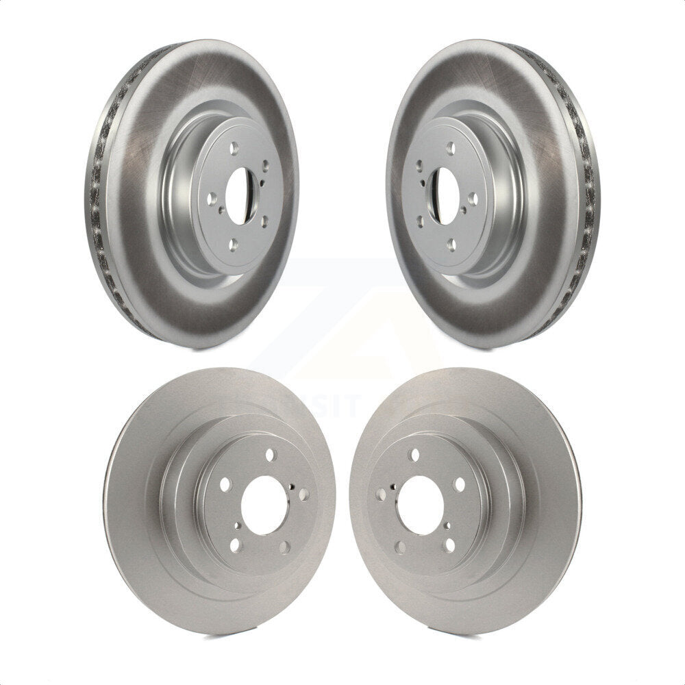 Front Rear Coated Disc Brake Rotors Kit For Subaru Legacy KG-100984