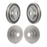 Front Rear Coated Disc Brake Rotors Kit For Subaru Legacy KG-100984