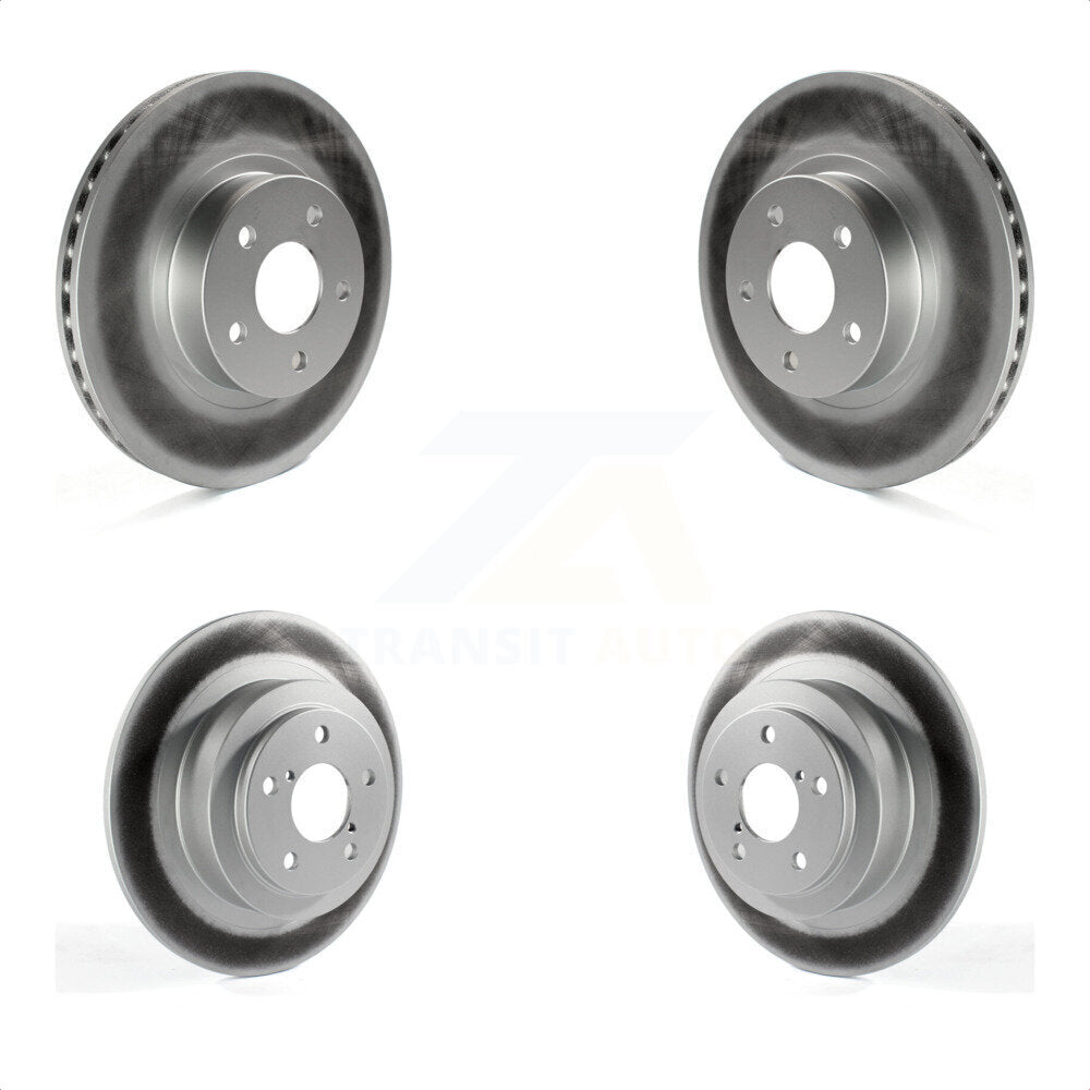 Front Rear Coated Disc Brake Rotors Kit For Subaru Legacy Outback KG-100876