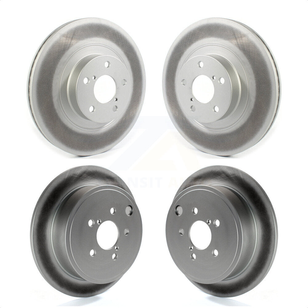 Front Rear Coated Disc Brake Rotors Kit For Subaru Outback Impreza Forester Legacy KG-101253
