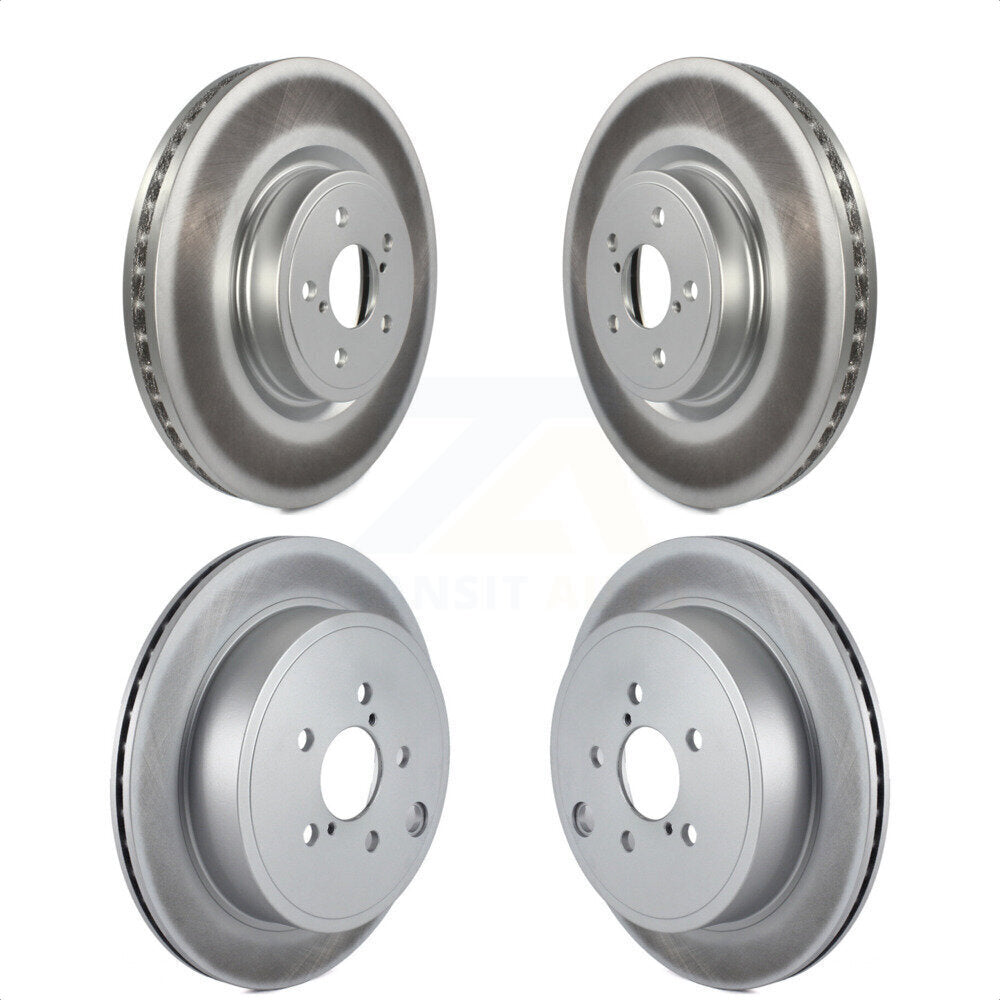 Front Rear Coated Disc Brake Rotors Kit For Subaru Outback Legacy KG-100985