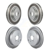 Front Rear Coated Disc Brake Rotors Kit For Subaru Outback Legacy KG-100985