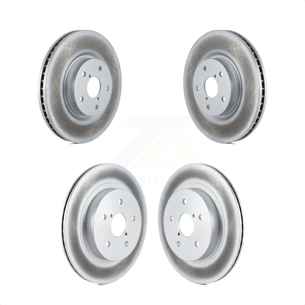 Front Rear Coated Disc Brake Rotors Kit For Subaru Outback Legacy WRX KG-100992