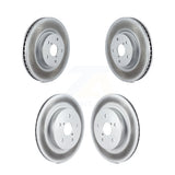 Front Rear Coated Disc Brake Rotors Kit For Subaru Outback Legacy WRX KG-100992