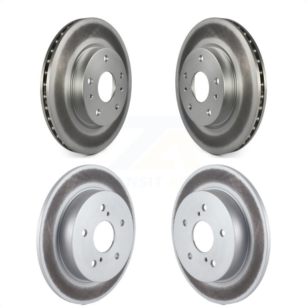 Front Rear Coated Disc Brake Rotors Kit For Suzuki SX4 Crossover KG-101074