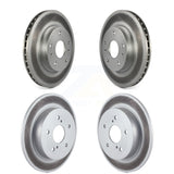 Front Rear Coated Disc Brake Rotors Kit For Suzuki SX4 Crossover KG-101074